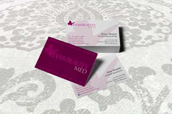 4ever Beauty business cards